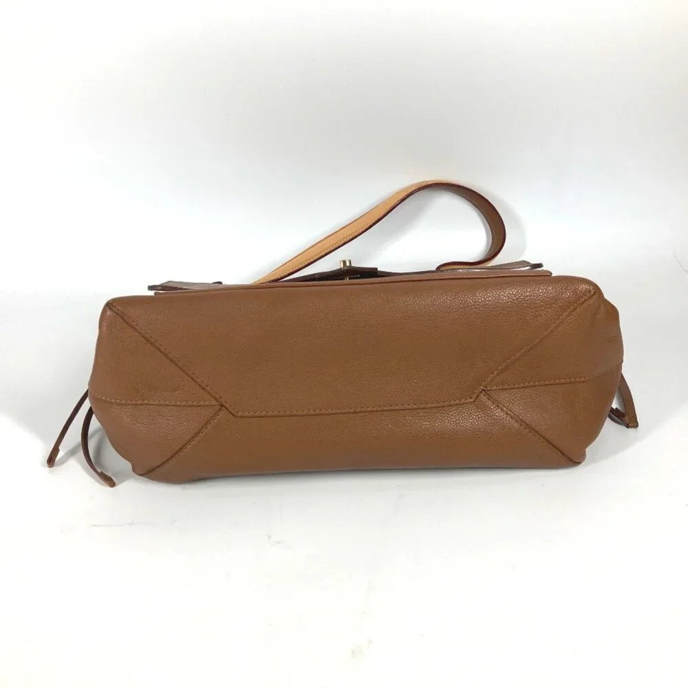 LOUIS VUITTON Authentic Brown Leather Shoulder Bag - Picture 6 of 16